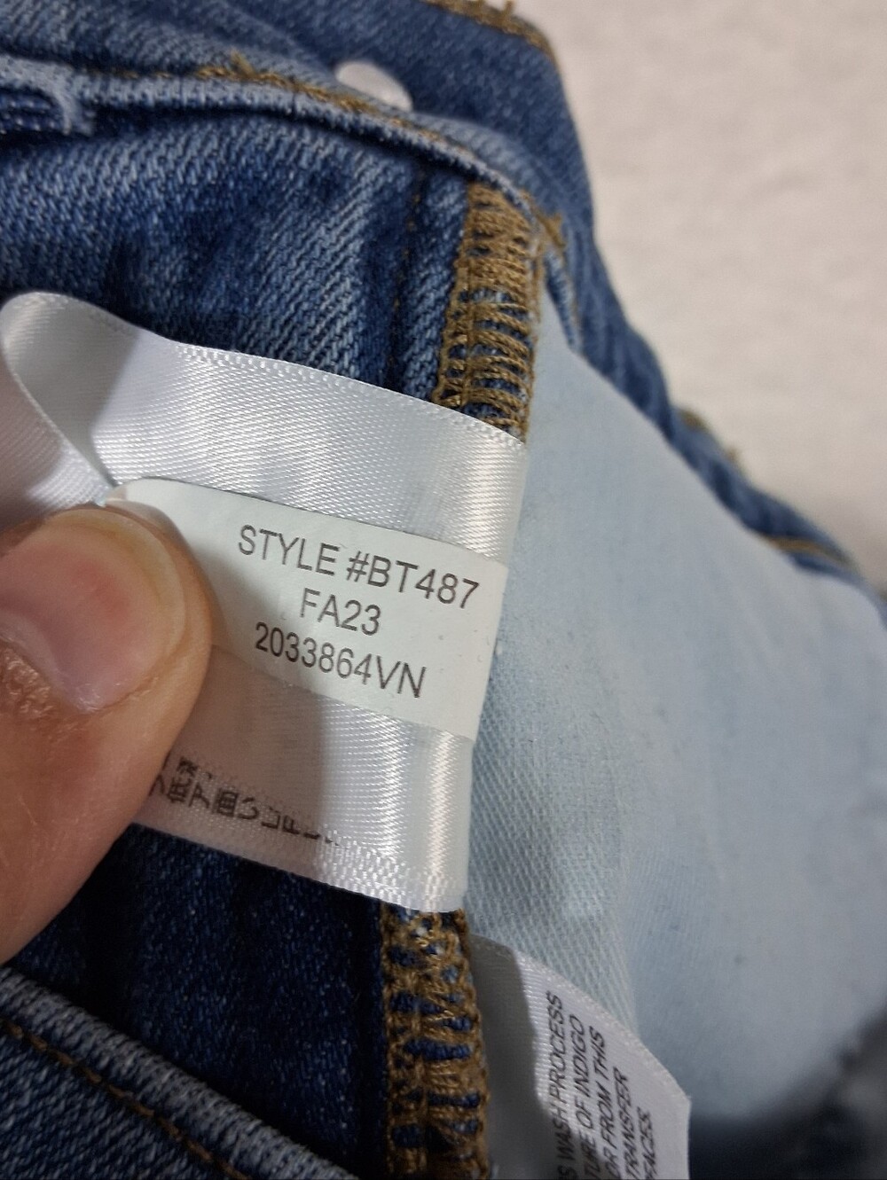 J.Crew 9" Vintage Slim Straight Women 30 Bensen Wash Blue Denim Distressed Jean - Picture 16 of 16